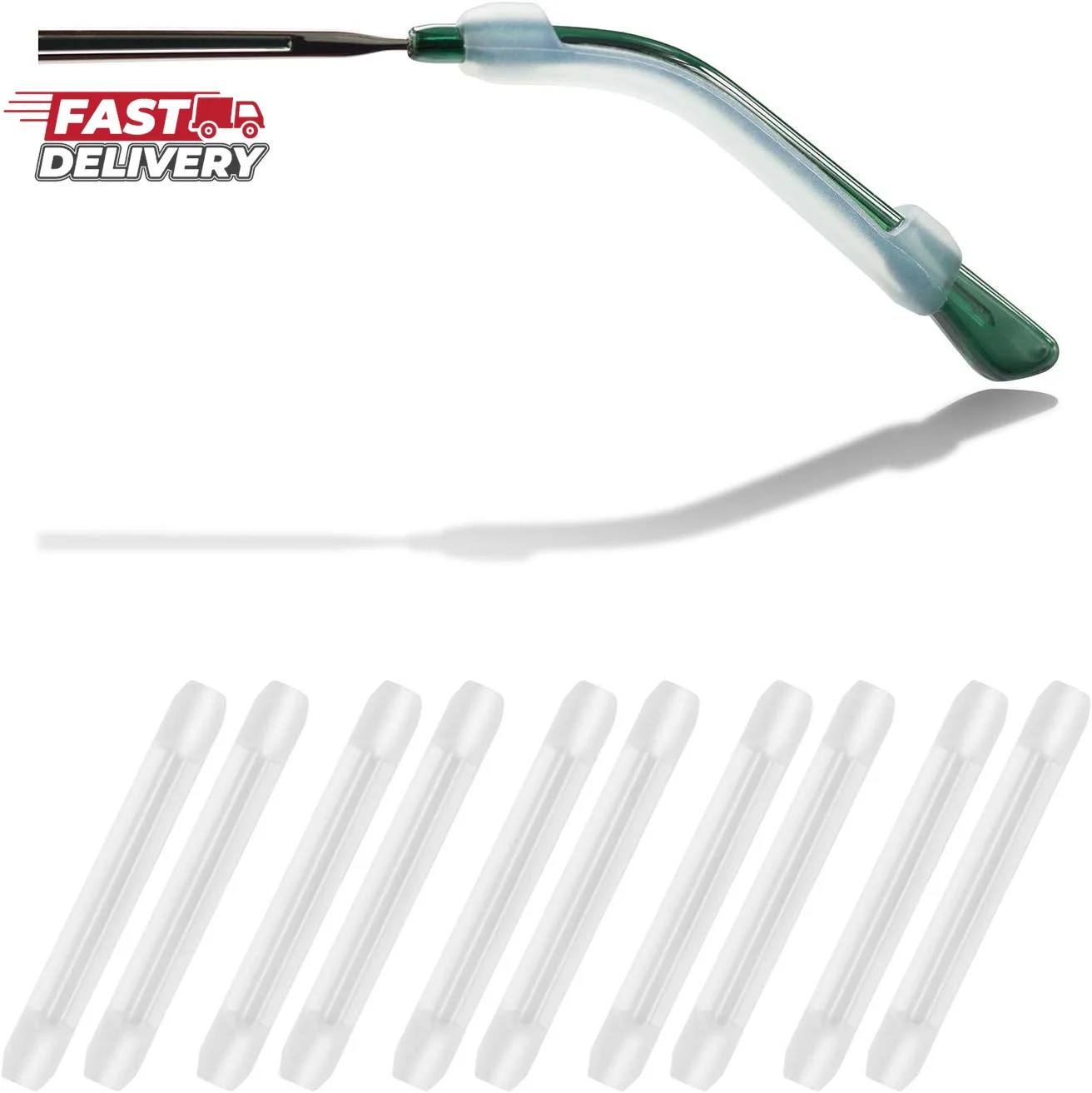 Soft Silicone Eyeglasses Temple Tips Sleeve Retainer,Anti-Slip Elastic Comfort 3